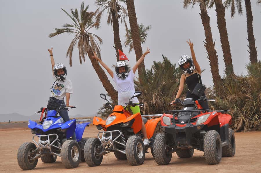 Marrakech: Palm Grove Quad Bike Tour - Group size and the feel of the ride