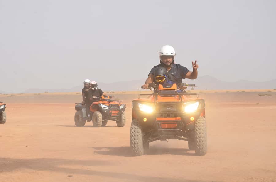 Marrakech: Palmeraie Guided Quad Tour with Tea Break - Starting with the safety briefing and practice ride