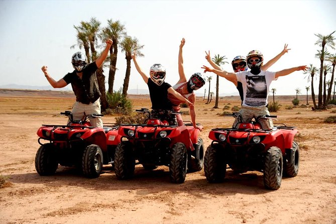Marrakech: Palmeraie Quad Bike Desert Adventure - Guides, safety, and the human side