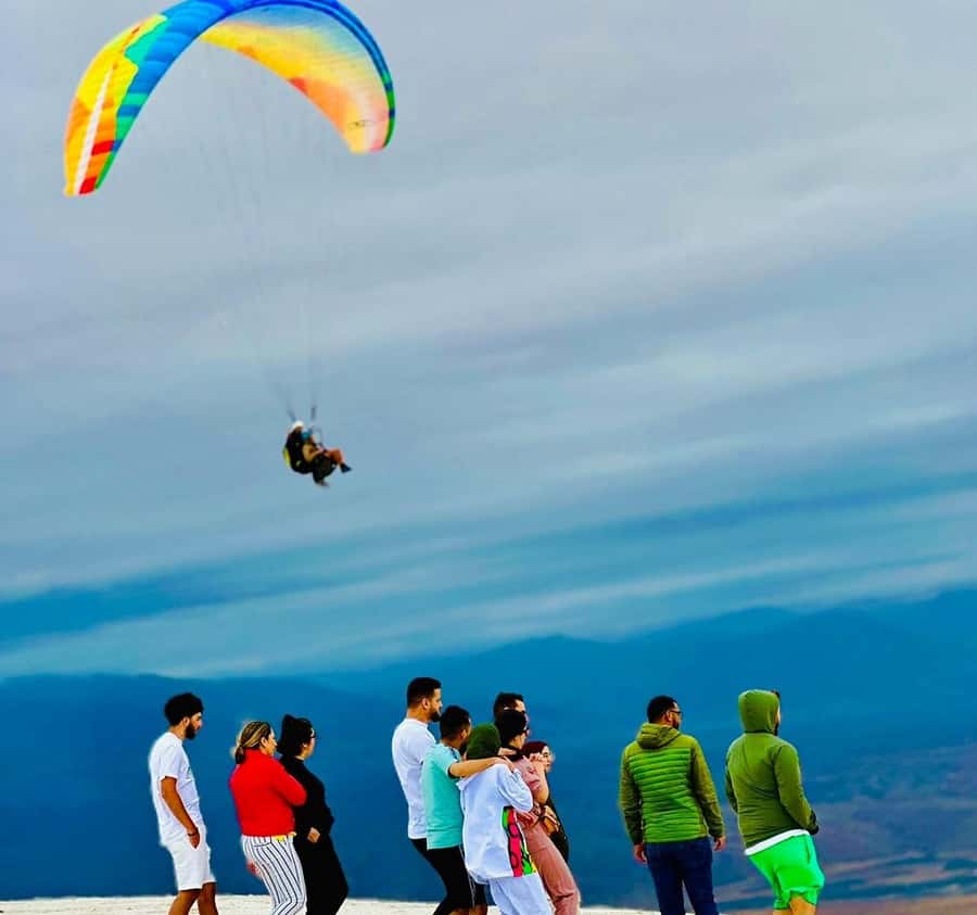 Marrakech: Paragliding over Agafay Desert & Atlas Mnt Views - Breakfast at the argan oil cooperative