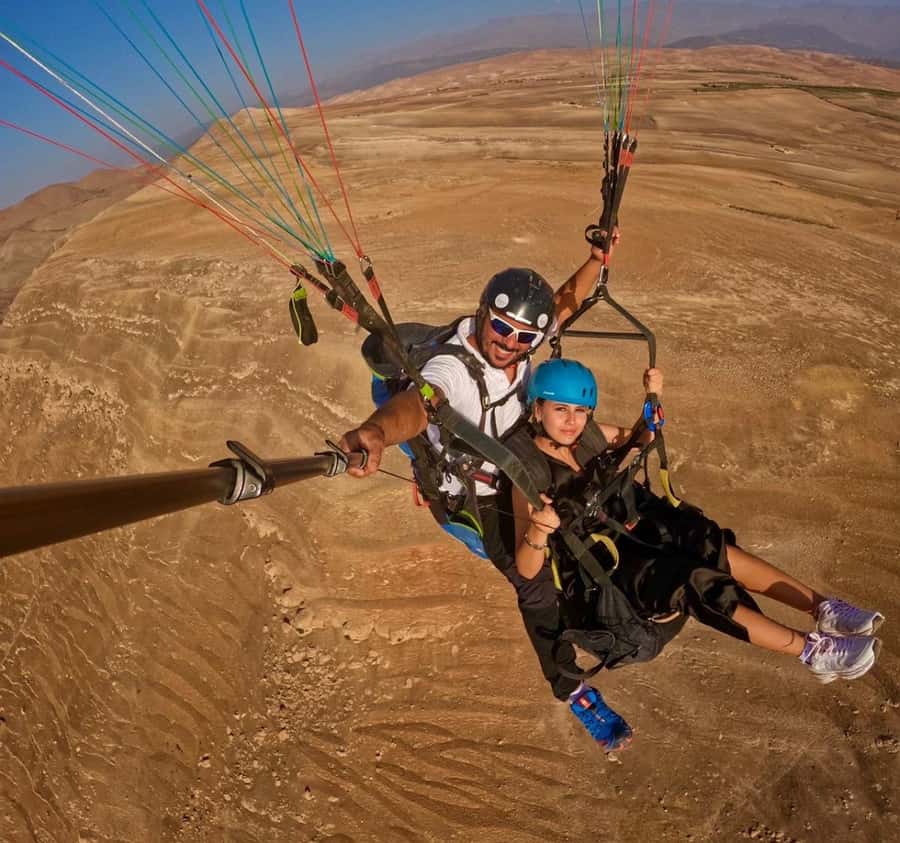 Marrakech: Paragliding over Agafay Desert & Atlas Mnt Views - Reaching the launch point and meeting your pilot