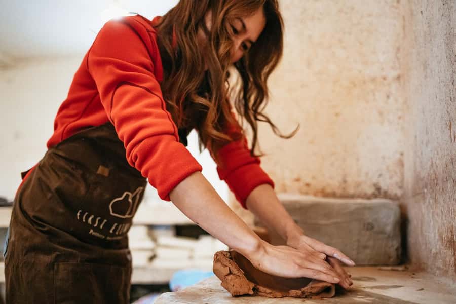Marrakech: Pottery Workshop - Seeing firing and glazing, not just shaping