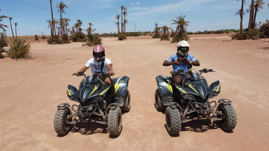 Marrakech: Quad activity in the Palmeraie with Tea break - Why the $18 price is unusually good