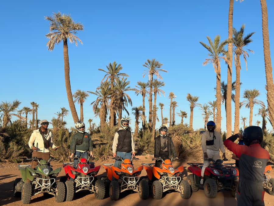 Marrakech: quad Adventure at the Dunes of the palmery desert - The 30-minute hotel transfer keeps the outing easy