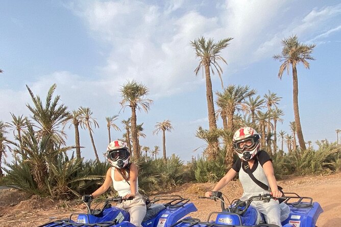 Marrakech Quad Bike Experience with Hotel Pick up and Drop Off - Sunset riding and photo stops