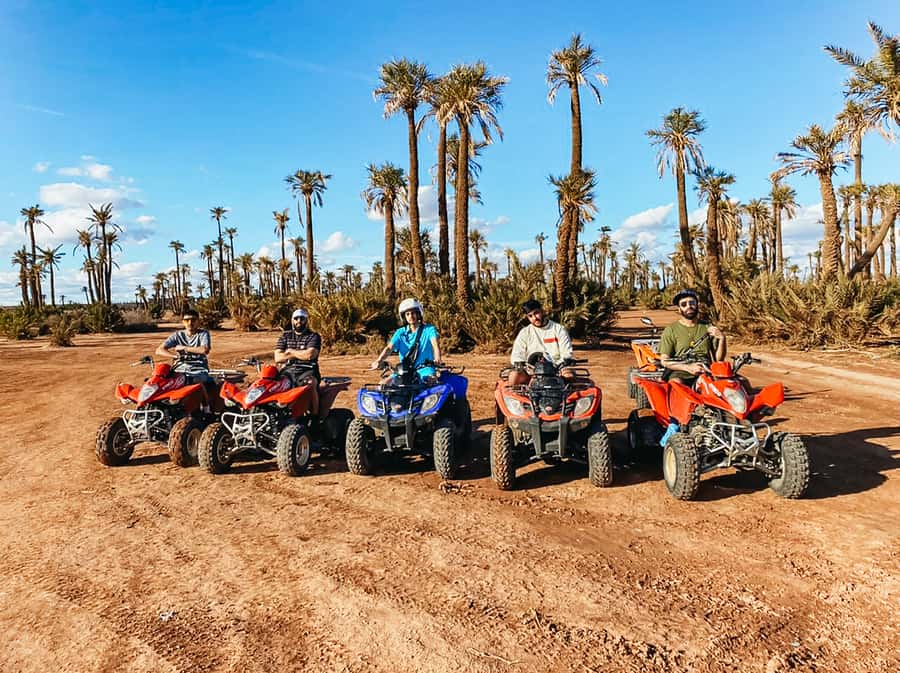 Marrakech: Quad Bike Tour to Palm Oasis and Jbilat Desert - Two hours of riding beyond Marrakech