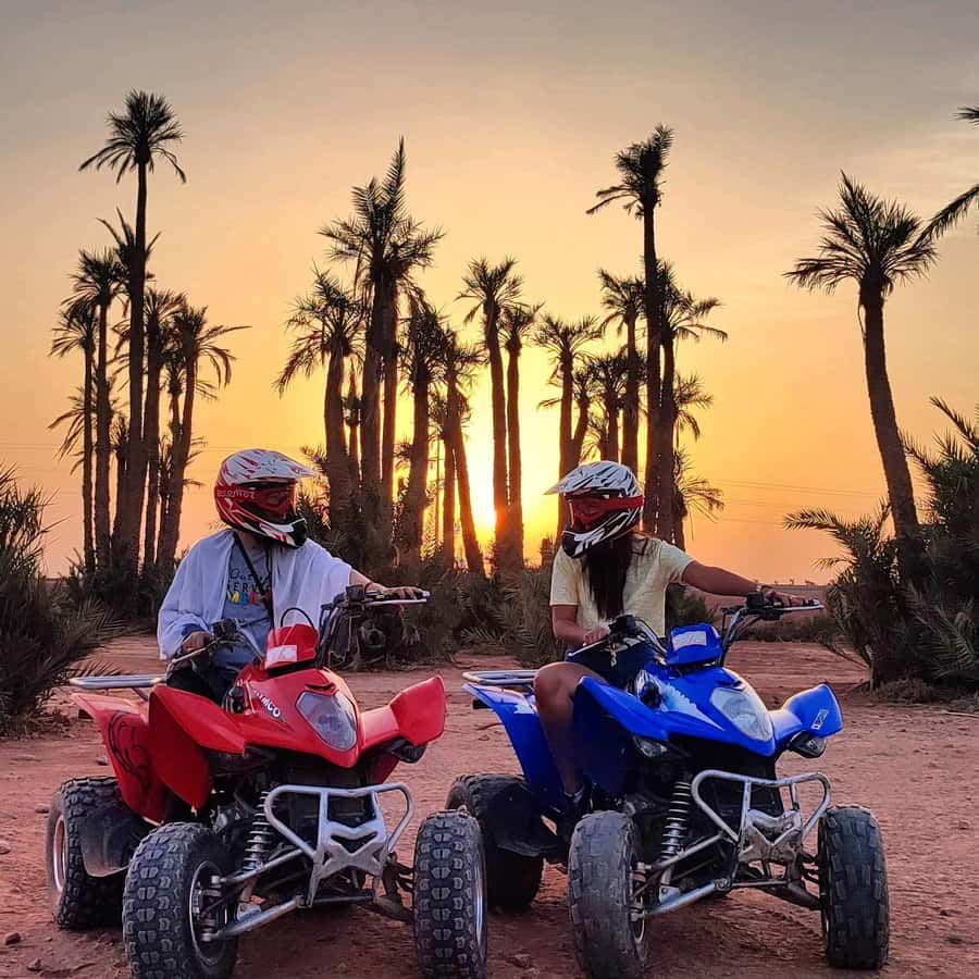 Marrakech: Quad excursion in the palm trees of Marrakech - What the quad ride feels like in practice