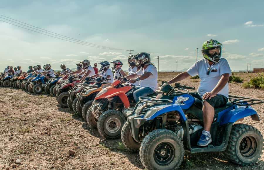 Marrakech: Quad Tour in Jbilets Desert with Palm Grove - One hour across the desert trails