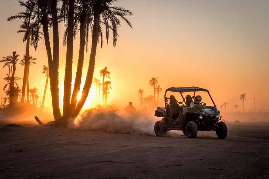 Marrakech : Ride buggy in the desert of the palm grove - Safety briefing and gear at Sun Quad Aventure