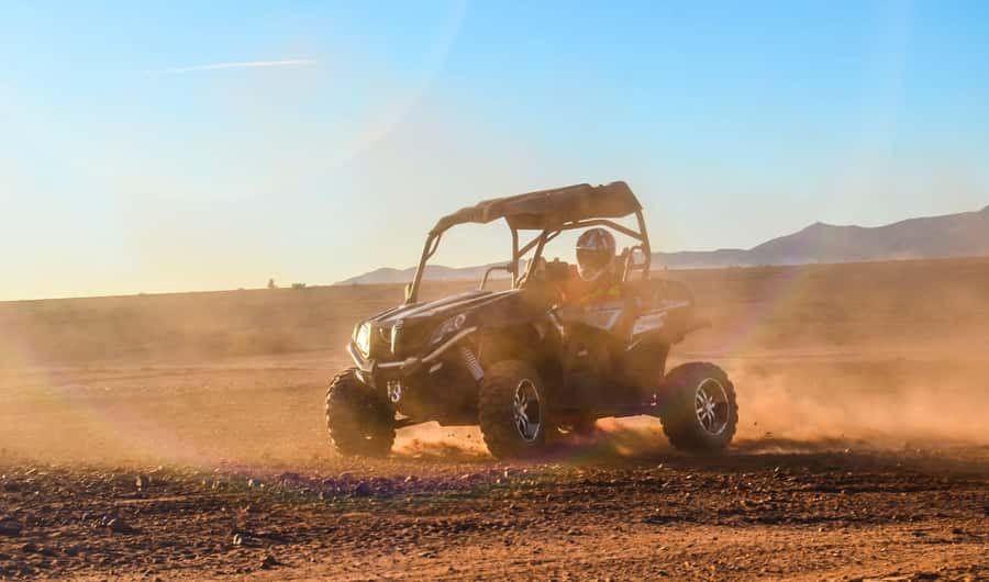 Marrakech : Ride buggy in the desert of the palm grove - The tea stop gives the ride a local pause