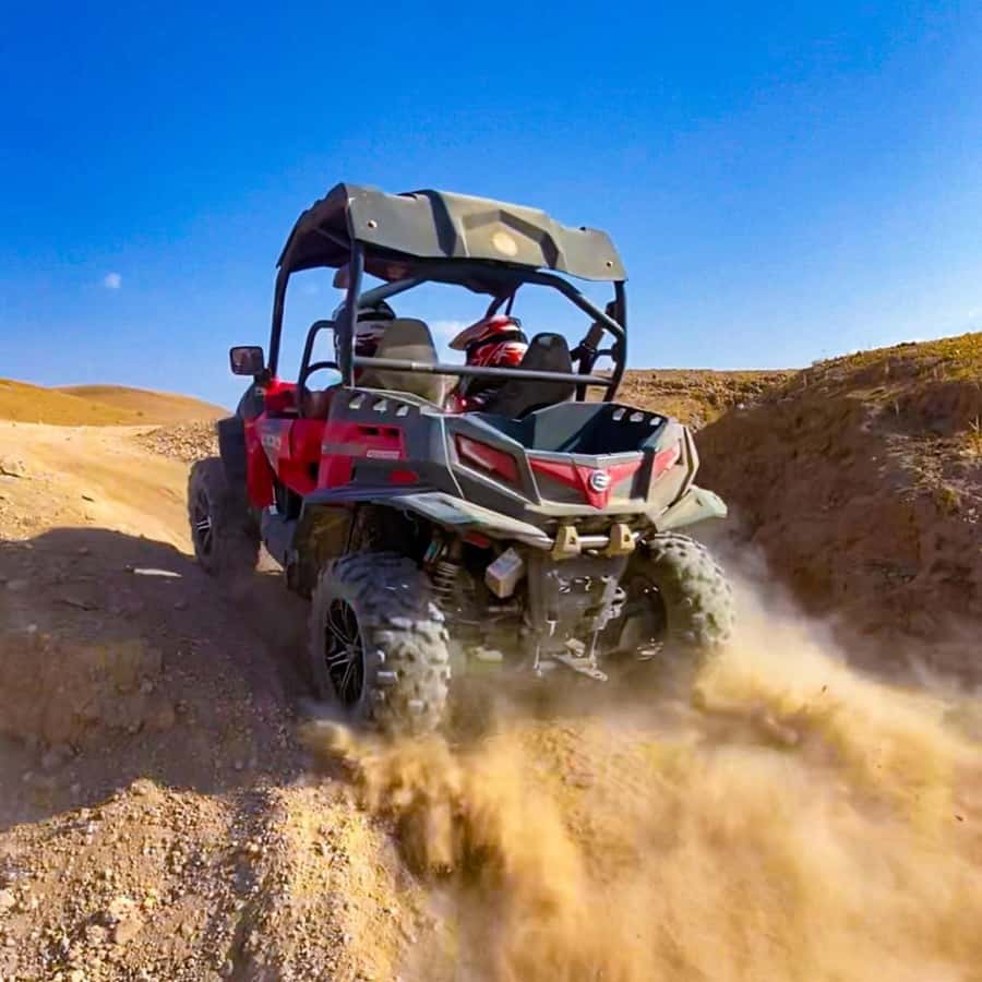 Marrakech : Ride buggy in the desert of the palm grove - The 30-minute ride out from Marrakech