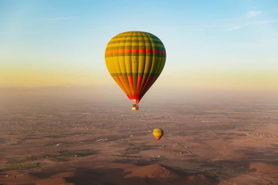 Marrakech: Shared Balloon Flight with Tea - From Marrakech hotel pickup to the launch site