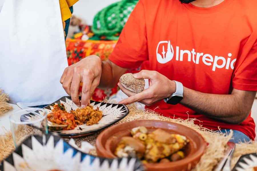 Marrakech: Tajine Cooking Class in a Traditional Riad - From Café France into Marrakech’s food world