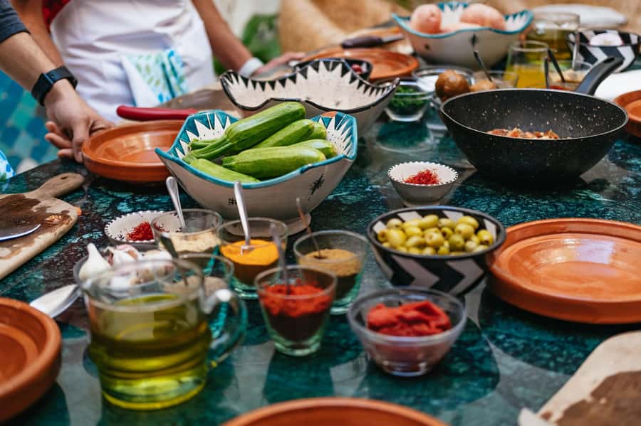 Marrakech: Tajine Cooking Class in a Traditional Riad - What the four hours feel like