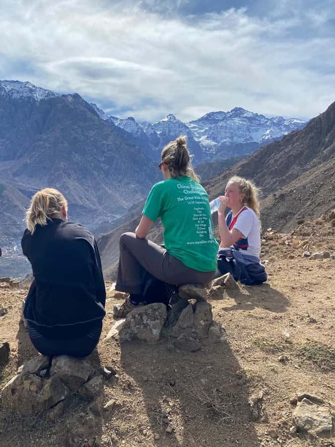 Marrakech: Tedli Summit Atlas Mountains Day Hike & Lunch - Returning through Imlil and the waterfall