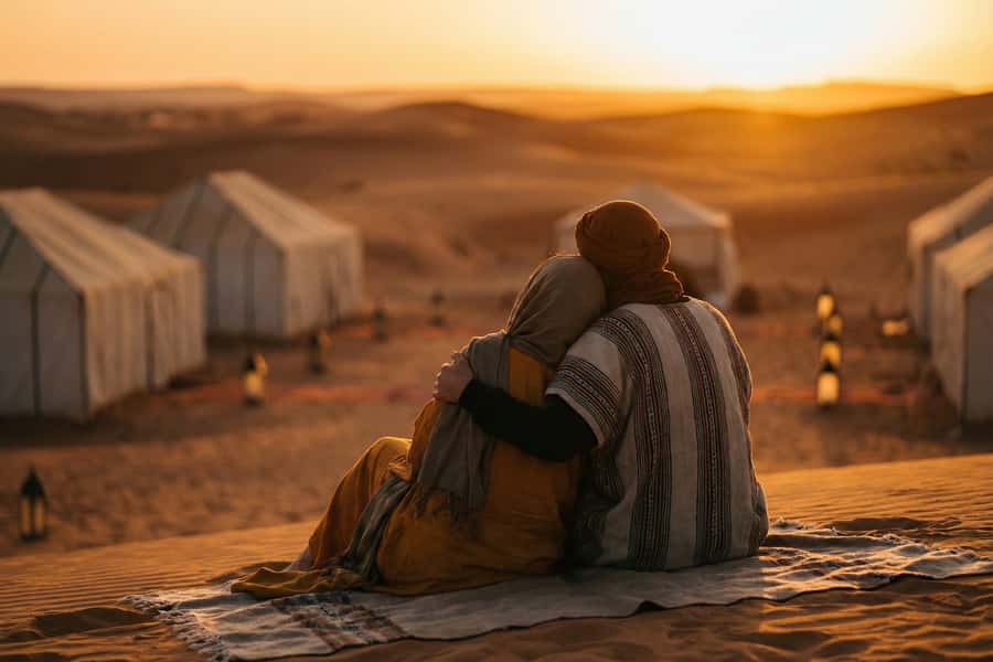 Marrakech to Merzouga: 3-Day Sahara Desert Tour & Camel Ride - Sunset by camel in Erg Chebbi