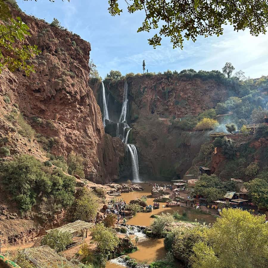 Marrakech to Ouzoud waterfalls day tour - Guide & boat ride - Orange Juice, Viewpoints, and the Boat Ride