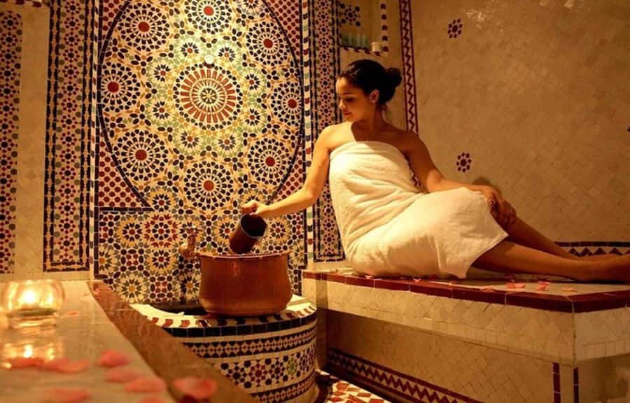 Marrakech: Traditional Hammam & Massage & Hotel Transfer - What happens during the 45-minute hammam
