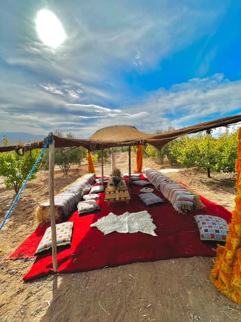 Marrakech: Waterfall, Valley, Atlas Mountain, Camel & Desert - How the timing works from 8:30 am to 6:30 pm