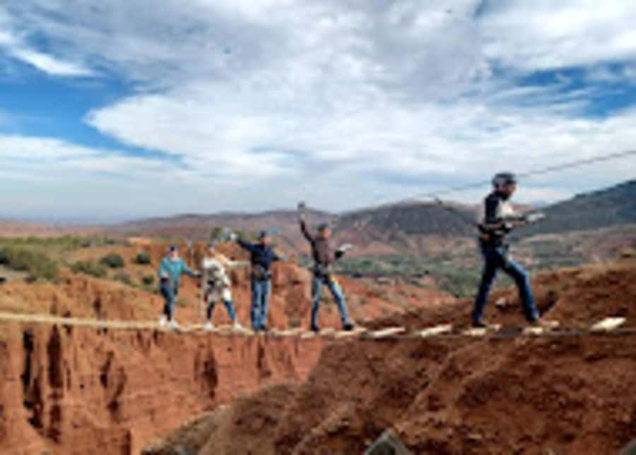 Marrakech: Zip-Line in the Atlas Mountains & Berber villages - Leaving Marrakech for the Atlas foothills