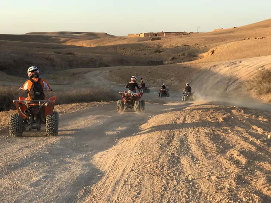 Marrakesh: Agafay Desert Quad & Camel Tour with Dinner - Starting with a camel ride in nomadic clothing