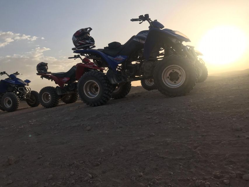 Marrakesh: Agafay Desert Quad & Camel Tour with Dinner - Dinner under a Berber tent