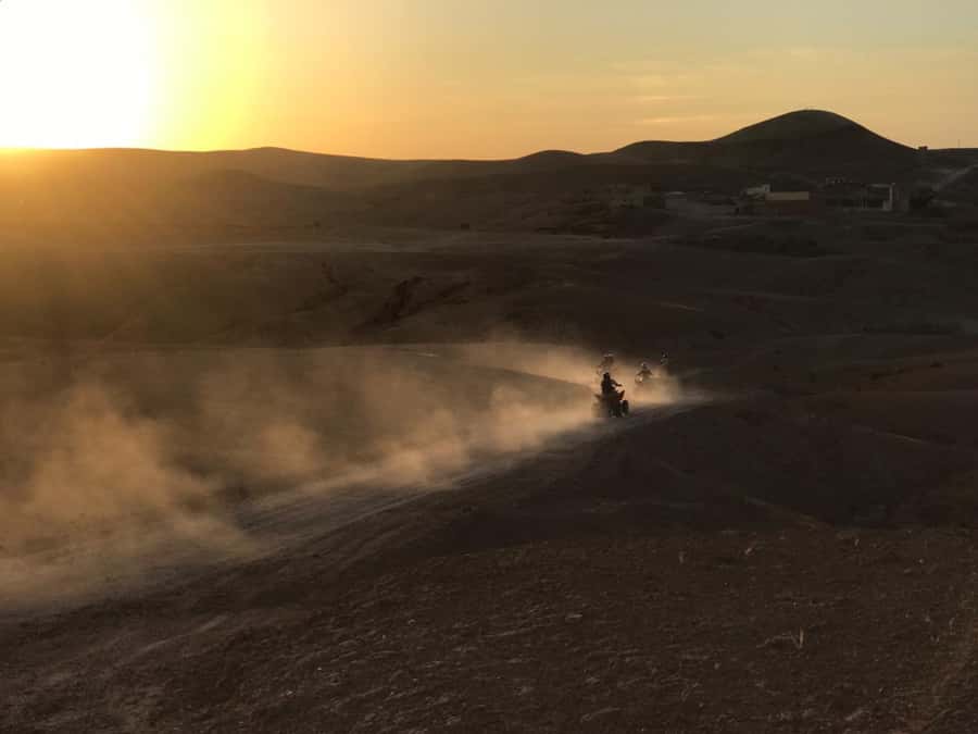 Marrakesh: Agafay Desert Quad & Camel Tour with Dinner - Hotel pickup and the 45-minute drive