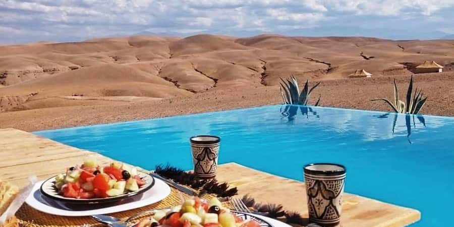 Marrakesh: Agafay Desert Tour with Lunch and Swimming Pool - Timing, transport, and what the $28 covers