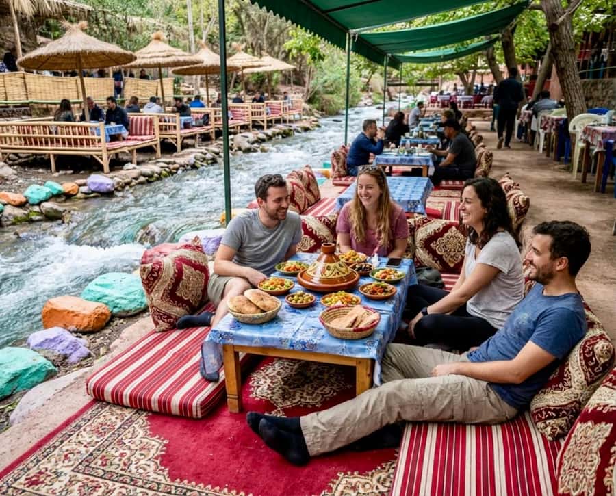 Marrakesh: Ourika Waterfalls, Atlas Mountains, Lunch + Guide - A women-run argan oil cooperative