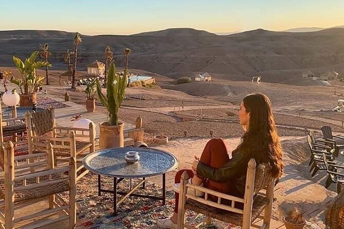 Marrakesh: Sunset Dinner in Agafay Desert with Show & Transfers - What happens after pickup in Marrakesh