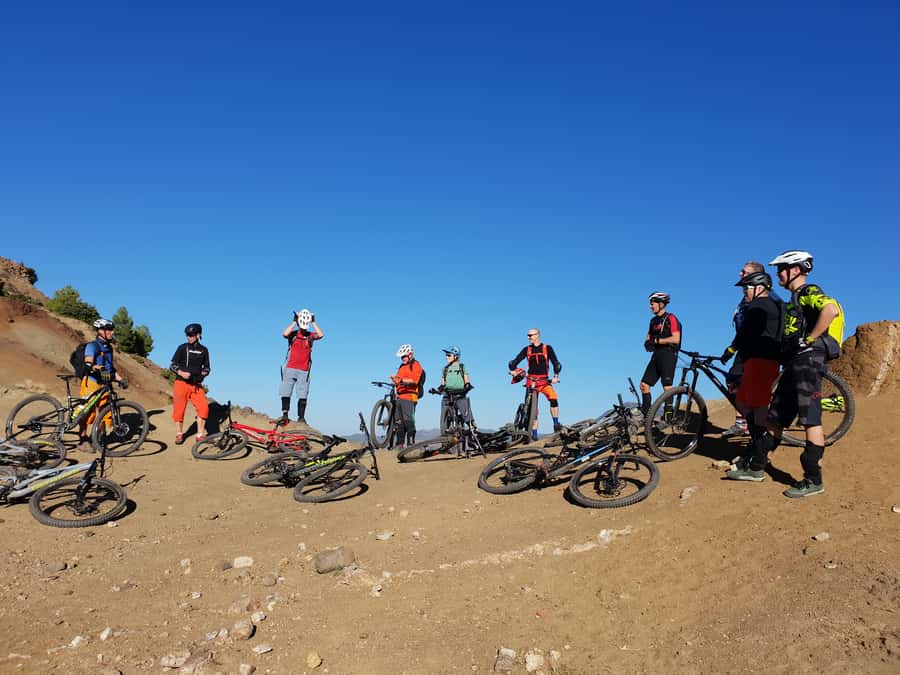 Marrakesh: Toubkal National Park Mountain Bike Trip w/Lunch - Bike fitting, practice, and the first climb