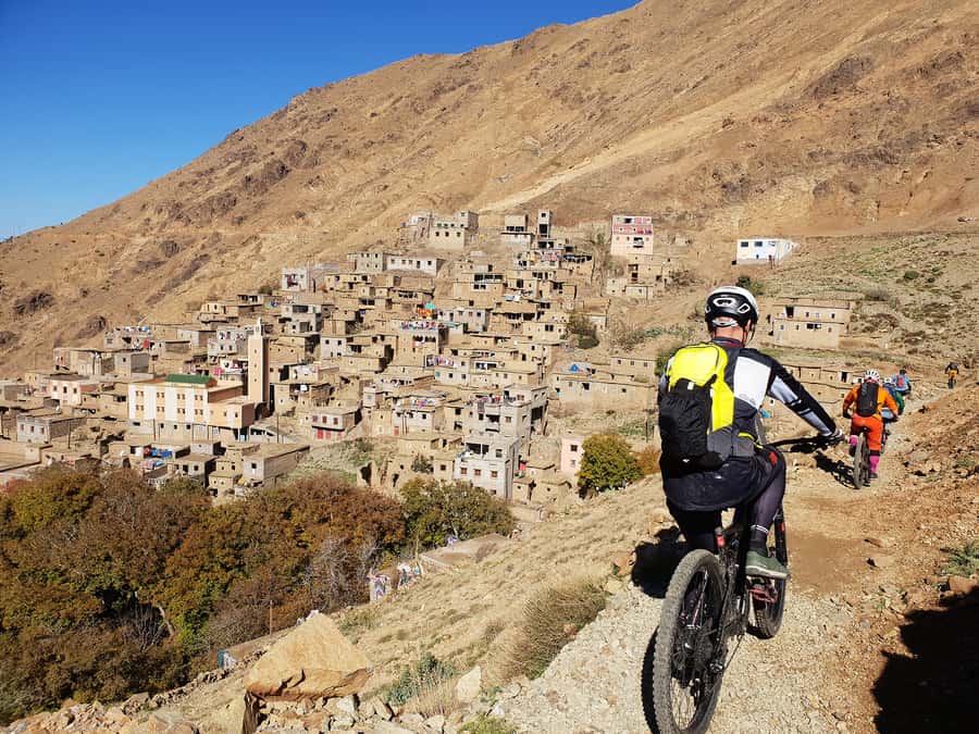 Marrakesh: Toubkal National Park Mountain Bike Trip w/Lunch - Berber villages and the Imnane Valley