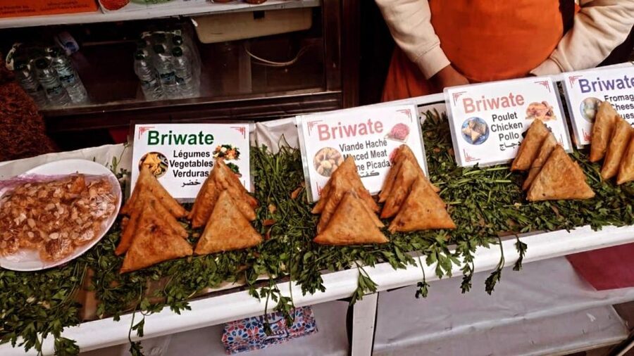 Medina Tasting Tour: Experience Local Street Food & Culture! - Street food between the market lanes