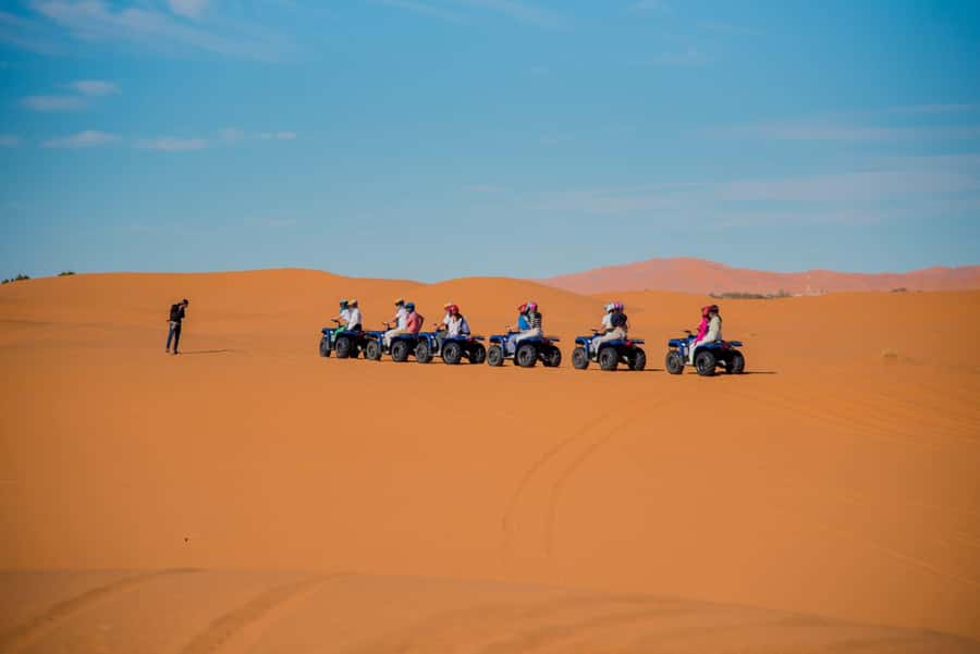 Merzouga : Adventure Quad Bike Safari, & Sandboarding - Sandboarding on the soft slopes