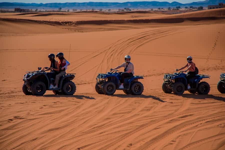 Merzouga : Adventure Quad Bike Safari, & Sandboarding - Getting ready for the quad ride