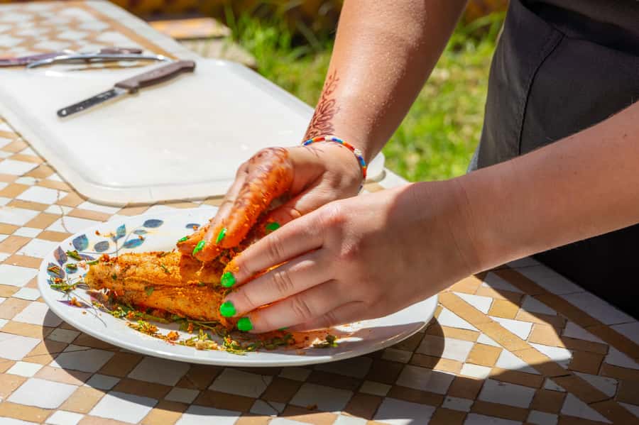 Moroccan Cooking Class: Farm-to-Table Tagine - The farm walk while the tagine cooks