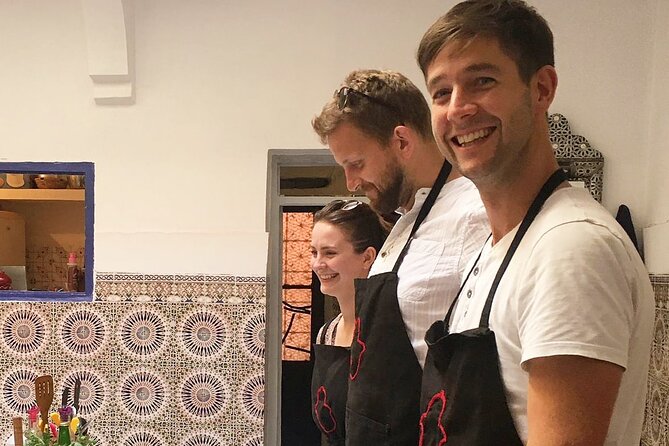 Moroccan Cooking Class & Marrakech Market Visit with Chef Khmisa - Cooking a Moroccan starter, main course, and dessert