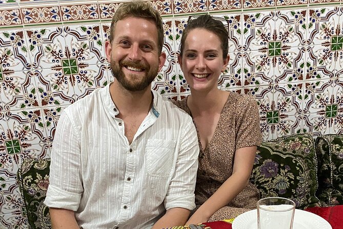 Moroccan Cooking Class & Marrakech Market Visit with Chef Khmisa - Sitting down to eat what you prepared