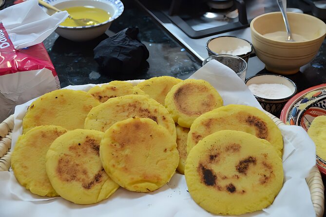 Moroccan Cooking Workshop in fez Medina - Bread, crepes, and pancakes are the main lesson