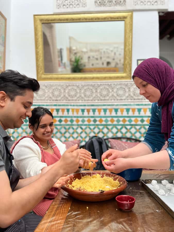Moroccan Crepes & Pastries Kitchen - What you might make: five Moroccan choices