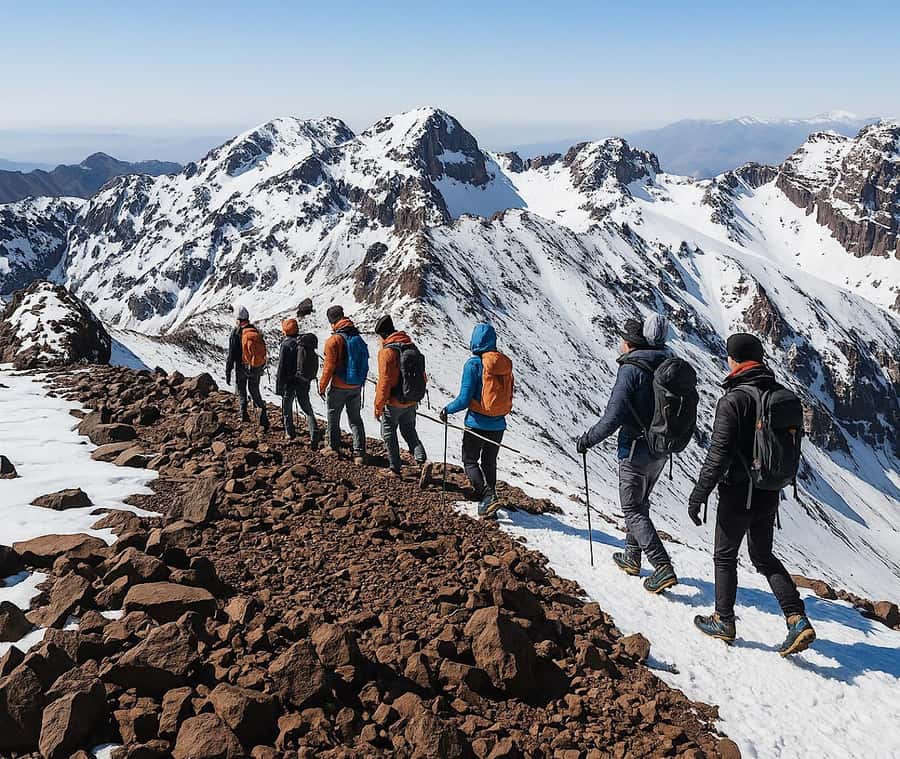 Mt Toubkal Ascent Express Trek 2 Days 1 Nights - The Toubkal Refuge at 3,207 metres