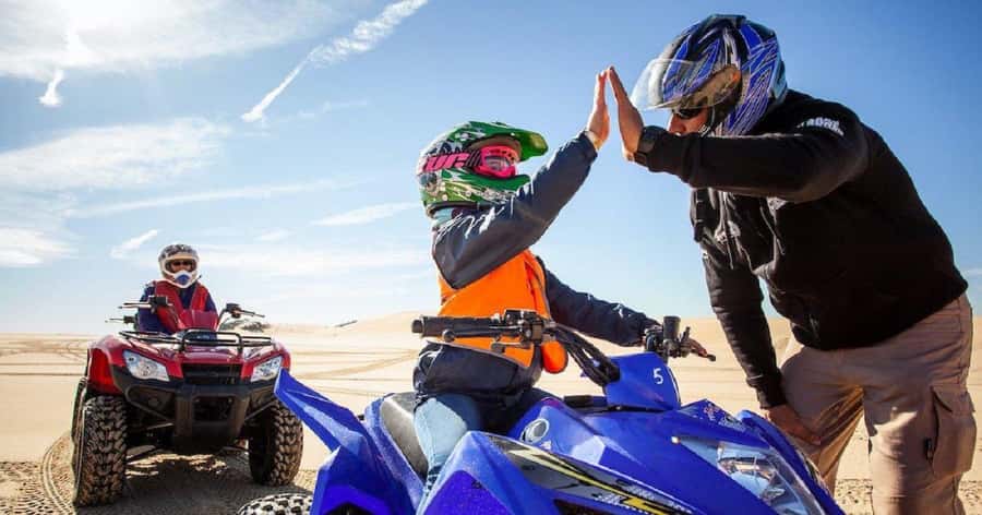 Paradise Valley & Desert Dunes with Camel Ride and quad bike - From mountain pools to open desert