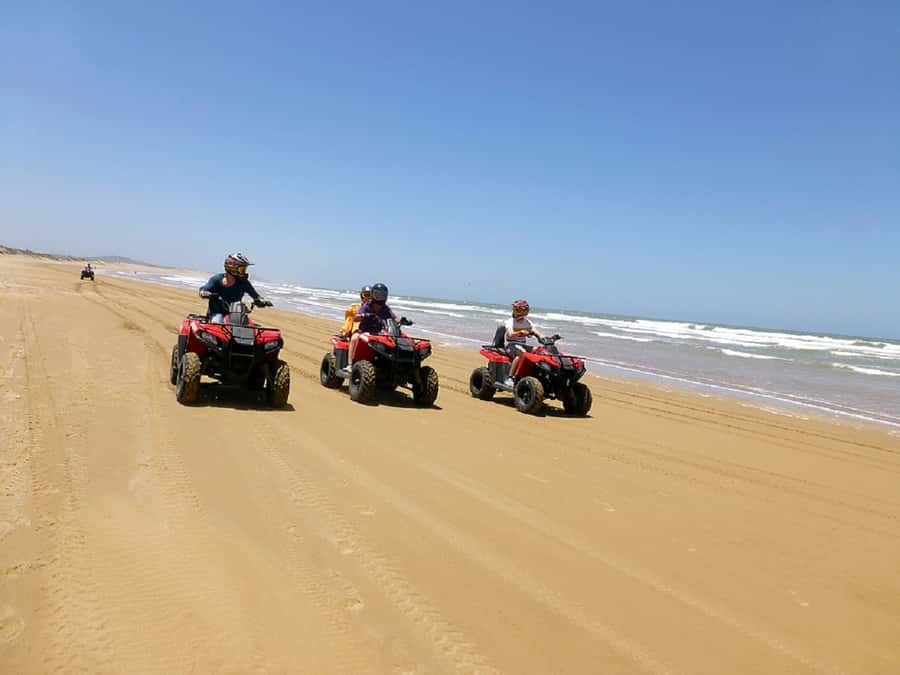 Paradise Valley & Desert Dunes with Camel Ride and quad bike - Quad biking across the Timlaline dunes