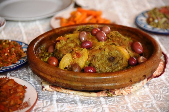 Private Market Tour & Cooking Class in Casablanca with Transfers - Preparing tagine and couscous salad by hand