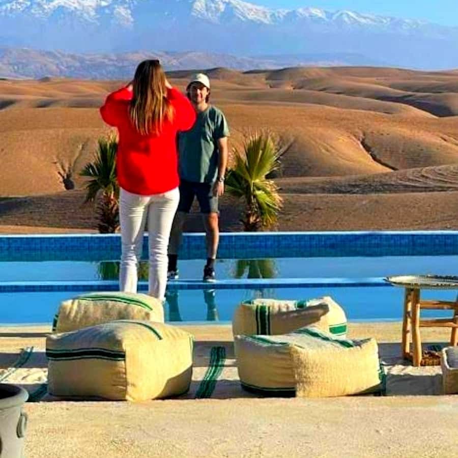 Quad bike and Lunch & Pool in Desert Marrakech Agafay - Quad biking over dunes and rocky tracks