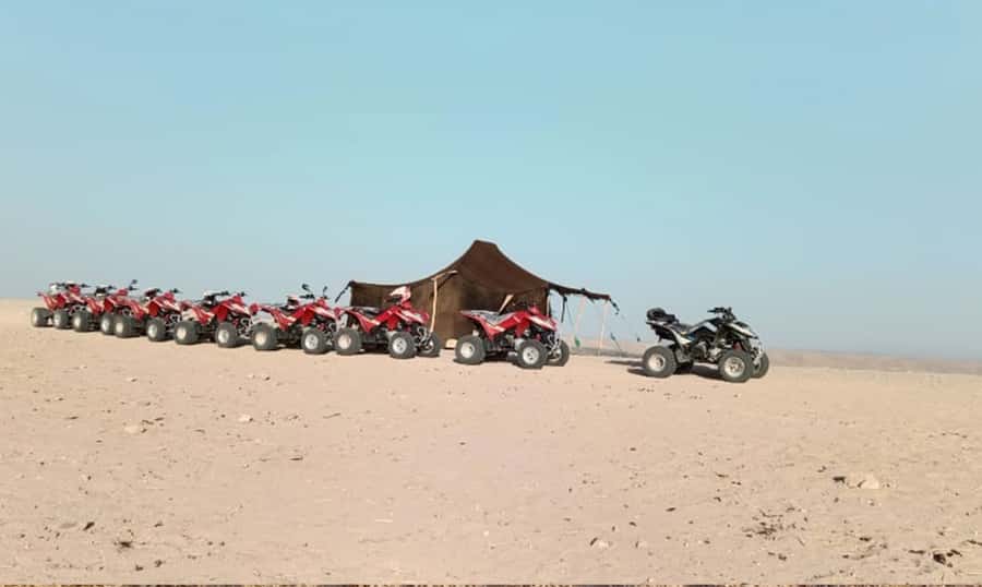 Quad bike & Camel ride in Agafay with dinner at Chouf L’or - Sunset views without a rushed photo stop