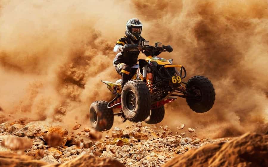 Quad biking in Agafay Desert with lunch & Camel Ride & pool - Pool time after the dust and heat