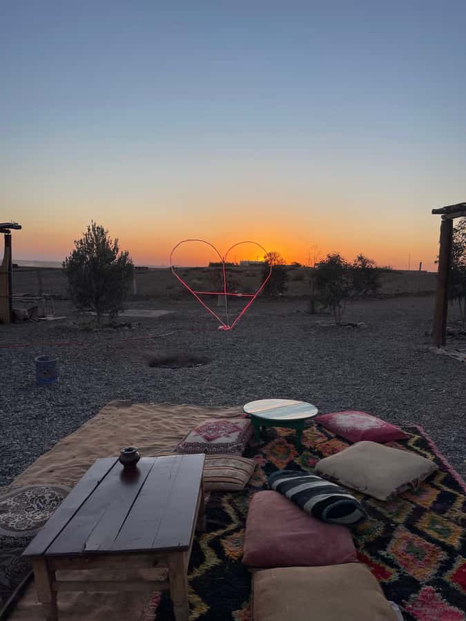 Quad biking in Marrakech's desert palm grove - The photo stop and mint tea break