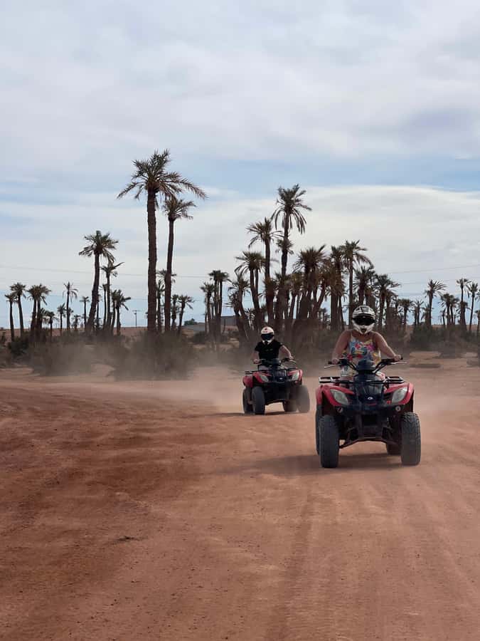 Quad biking in Marrakech's desert palm grove - How long are you really riding?