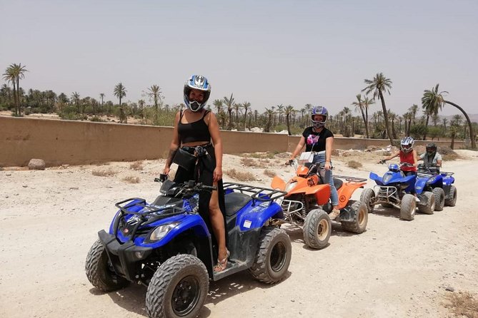 Quad, camel and dinner with show in the desert of Agafay - One hour of quad riding through the open country